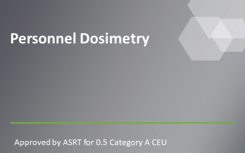 Personnel Dosimetry